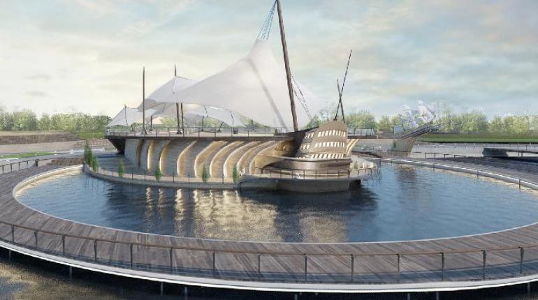 Дизайн проект набережной Адмиралтейской слободы в г. Казань